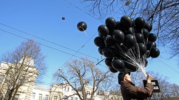 Митинг у посольства Украины Митинг у посольства Украины - Sputnik Латвия