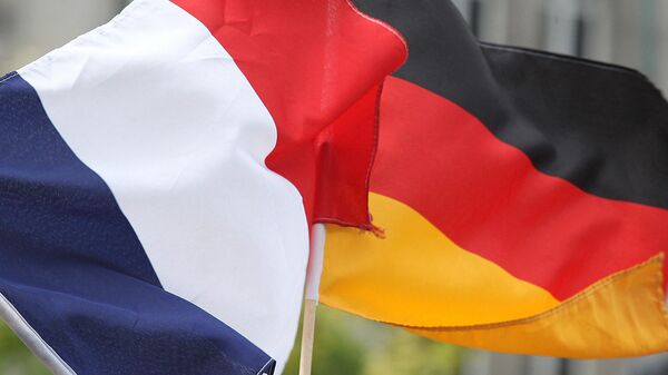 Флаги Франции и Германии - Sputnik Латвия