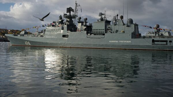 Krievijas fregate Admiral Grigorovič - Sputnik Latvija
