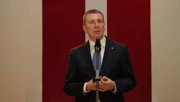 Министр иностранных дел Латвии Эдгарс Ринкевичс - Sputnik Latvija