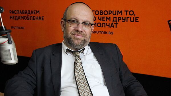 Главный раввин Иудейского религиозного объединения в Республике Беларусь Мордехай Райхинштейн - Sputnik Латвия