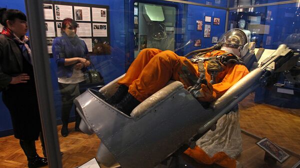 Экспонаты отдела космической медицины музея истории медицины им. П. Страдыня в Риге Экспонаты отдела космической медицины музея истории медицины им. П. Страдыня в Риге - Sputnik Латвия