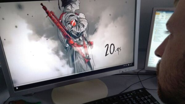 Просмотр ролика в интернете на экране компьютера - Sputnik Латвия