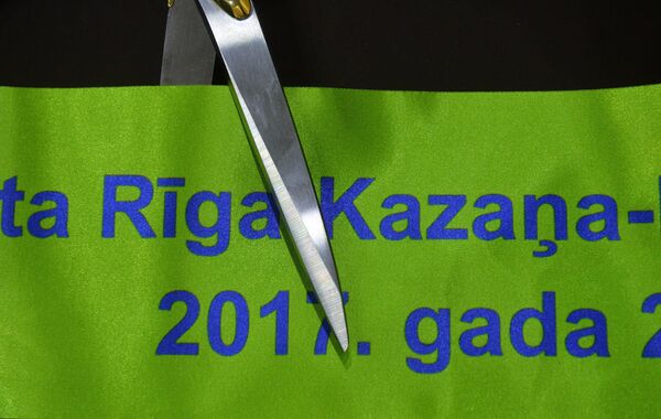 Торжественное открытие авиарейса по маршруту Казань-Рига-Казань Торжественное открытие авиарейса по маршруту Казань-Рига-Казань - Sputnik Латвия