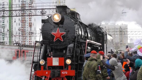 Эшелоны Армия Победы в Екатеринбурге - Sputnik Латвия