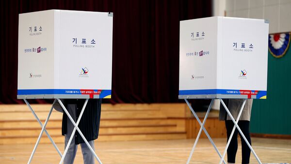 Выборы президента в Южной Корее - Sputnik Латвия