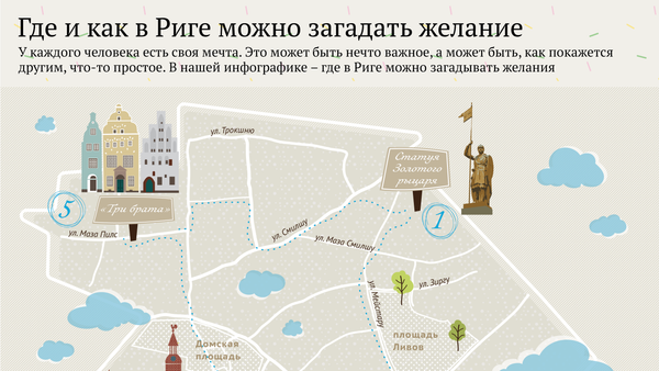 Где и как в Риге можно загадать желание? - Sputnik Латвия