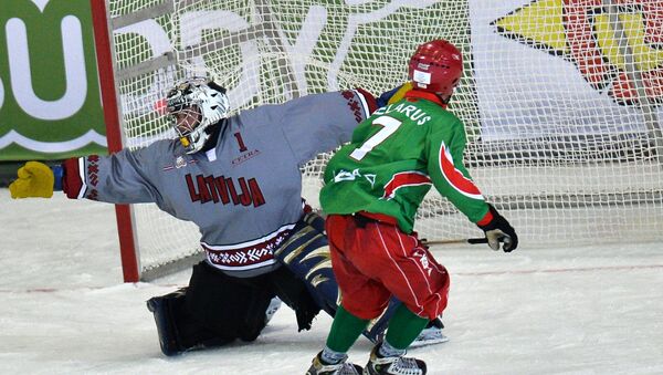 Хоккей с мячом. Чемпионат мира. Матч Латвия - Белоруссия - Sputnik Латвия