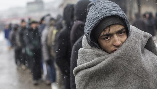 Беженцы в Белграде - Sputnik Латвия