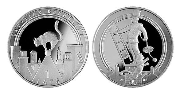 Монета счастья Банка Латвии - Sputnik Латвия