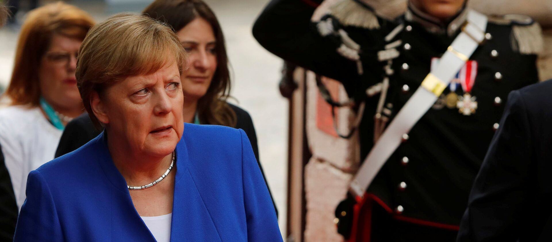 Канцлер ФРГ Ангела Меркель на саммите Большой семерки в Таормине, Италия, 26 мая 2017 года - Sputnik Латвия, 1920, 06.02.2020
