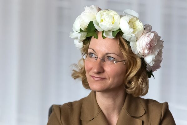 Министр культыры Латвии Даце Мелбарде Министр культыры Латвии Даце Мелбарде - Sputnik Латвия