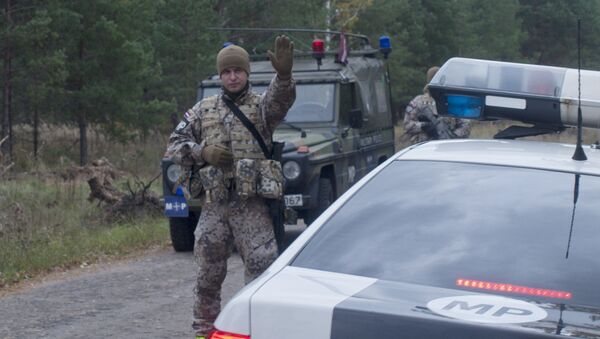 Latvijas kara policijas automašīnas - Sputnik Latvija