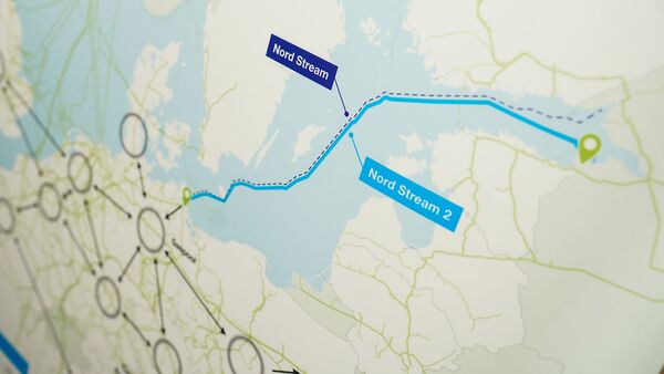 Схема газопровода Nord Stream 2 и распределение газа по Европе - Sputnik Latvija