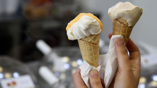 Мороженое от кафе Gelato Italia Мороженое от кафе Gelato Italia - Sputnik Латвия