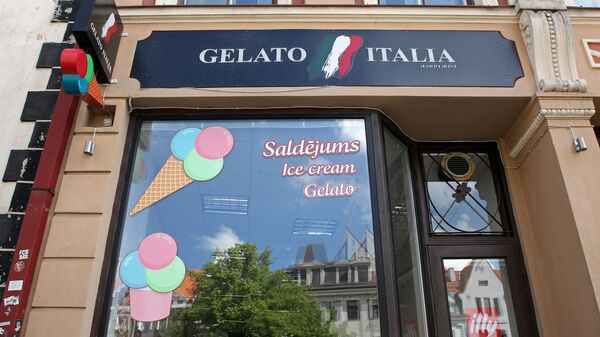 Кафе-мороженое Gelato Italia итальянца Дарио Бони Кафе-мороженое Gelato Italia итальянца Дарио Бони - Sputnik Латвия