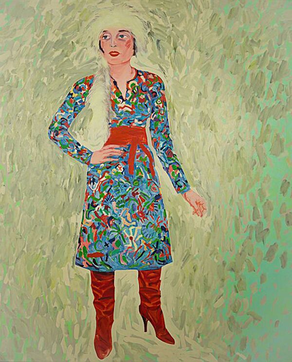 Дитер Мазур (Dieter Masuhr). Майя Табака. 1977. Холст, масло. Частная коллекция Дитер Мазур (Dieter Masuhr). Майя Табака. 1977. Холст, масло. Частная коллекция - Sputnik Латвия