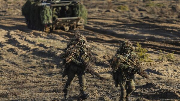 Военные учения Железный волк в Литве - Sputnik Латвия
