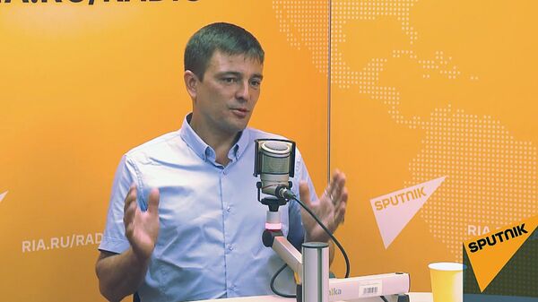 Полярник Герман Москвитин в студии радио Sputnik Полярник Герман Москвитин в студии радио Sputnik - Sputnik Латвия