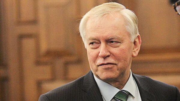 Аугуст Бригманис, председатель парламентской фракции Союза зеленых и крестьян - Sputnik Латвия