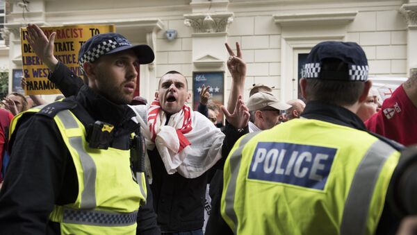 Акция протеста Против исламского терроризма в Лондоне - Sputnik Latvija