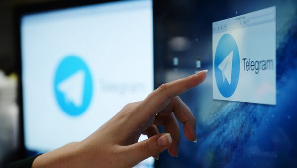 Мессенджер Telegram - Sputnik Latvija