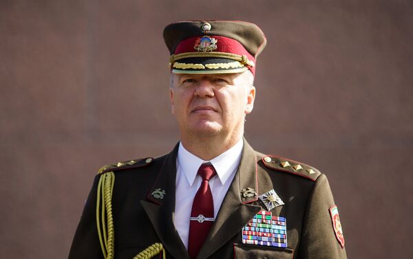Командир Военной полиции полковник Талис Майорс Командир Военной полиции полковник Талис Майорс - Sputnik Латвия