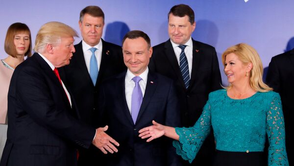 Triju jūru iniciatīvas samits Varšavā, 2017. gada 6. jūlijā - Sputnik Latvija