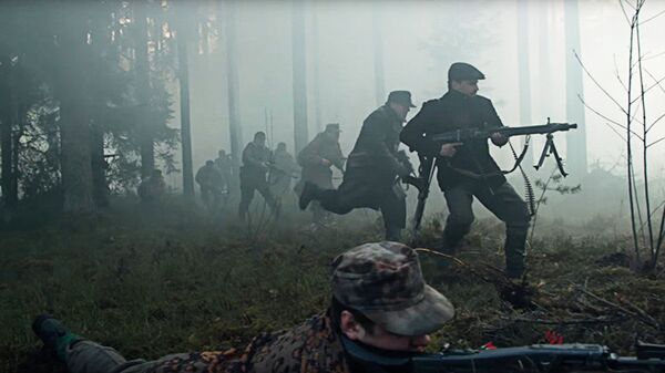 Кадр из фильма Лесные братья. Сражение за Балтию, снятый документалистами НАТО - Sputnik Латвия