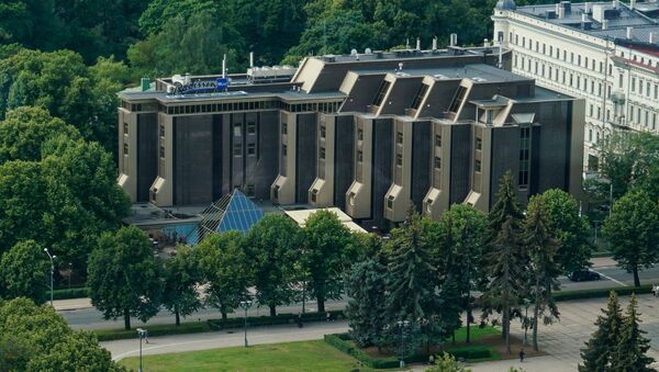 Гостиница Ридзене (Рижанка), в которой проходила прослушка переговоров, фигурирующих в деле олигархов Гостиница Ридзене (Рижанка), в которой проходила прослушка переговоров, фигурирующих в деле олигархов - Sputnik Латвия