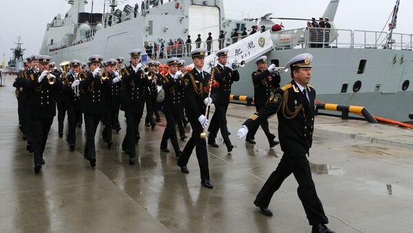 Отряд из трех кораблей ВМС Китая прибыл в Балтийск - Sputnik Latvija