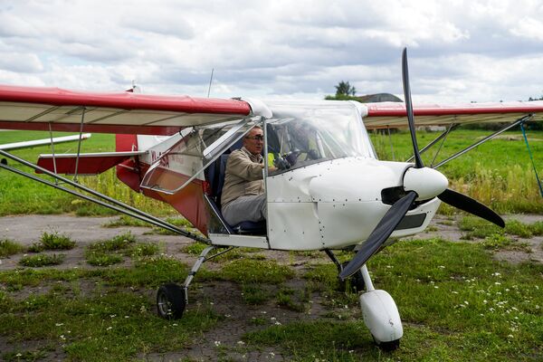 Малая авиация на аэродроме в Адажи - Sputnik Латвия