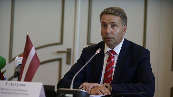 Министр сообщения Латвийской Республики Улдис Аугулис - Sputnik Латвия