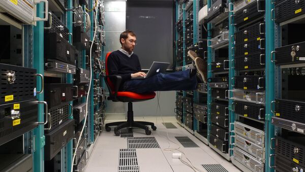 Серверная центра обработки данных - Sputnik Latvija