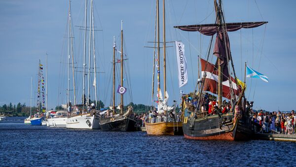 Международный фестиваль классических парусников - Sputnik Латвия