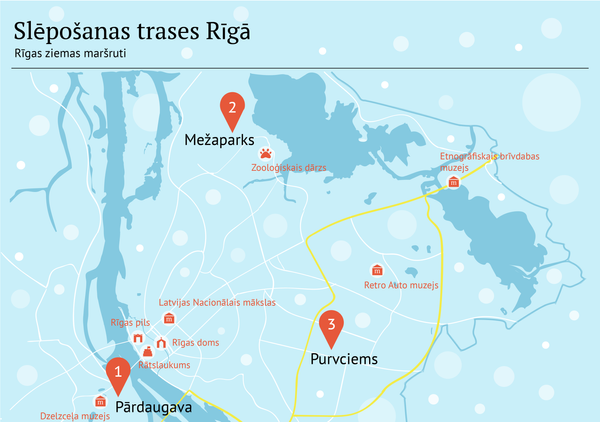 Kur Rīgā pavizināties uz slēpēm Ziemas maršruti Rīgā - Sputnik Latvija