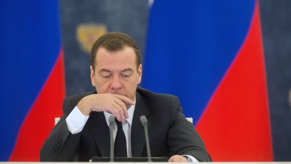 Председатель правительства РФ Дмитрий Медведев - Sputnik Латвия