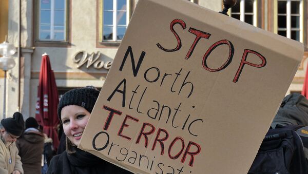 Акции протеста против НАТО - Sputnik Latvija