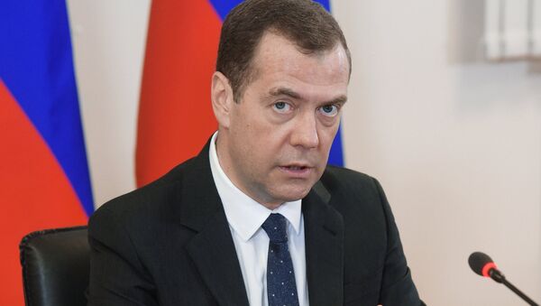 Премьер-министр РФ Д. Медведева - Sputnik Латвия