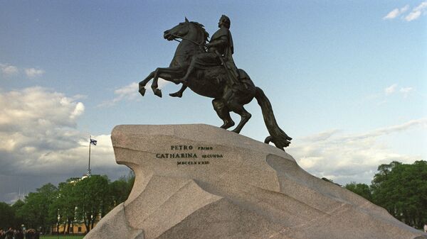Памятник Петру I (Медный всадник) на Сенатской площади - Sputnik Латвия