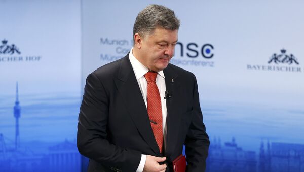 Ukrainas prezidents Petro Porošenko - Sputnik Latvija