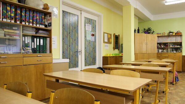 В школьном кабинете - Sputnik Латвия