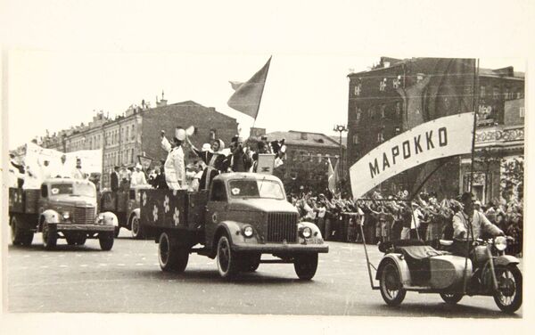 Фестиваль молодежи и студентов 1957 года в Москве в объективе Вильберта Веберга. Экспозиция Музея Москвы Фестиваль молодежи и студентов 1957 года в Москве в объективе Вильберта Веберга. Экспозиция Музея Москвы - Sputnik Латвия