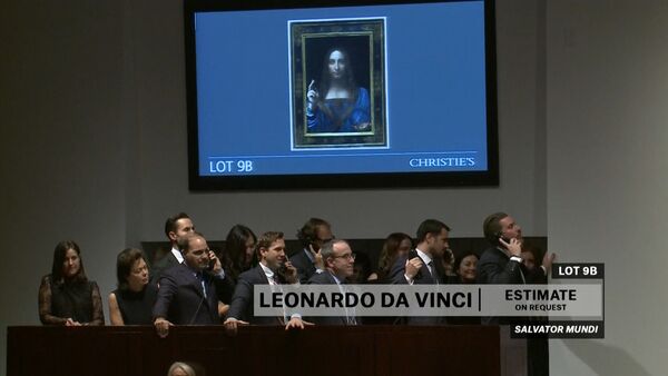 Leonardo da Vinči glezna tika pārdota izsolē par 400 miljoniem dolāru - Sputnik Latvija
