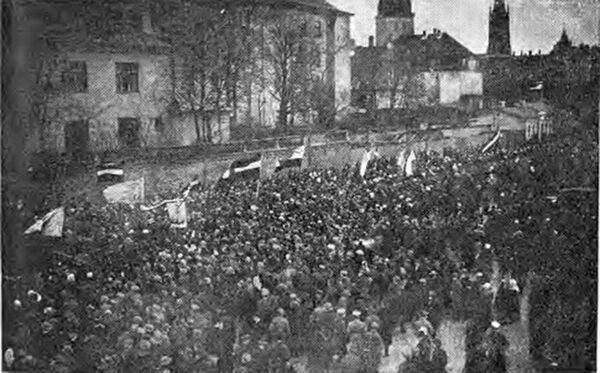 18 ноября 1923 года у Рижского замка 18 ноября 1923 года у Рижского замка - Sputnik Latvija