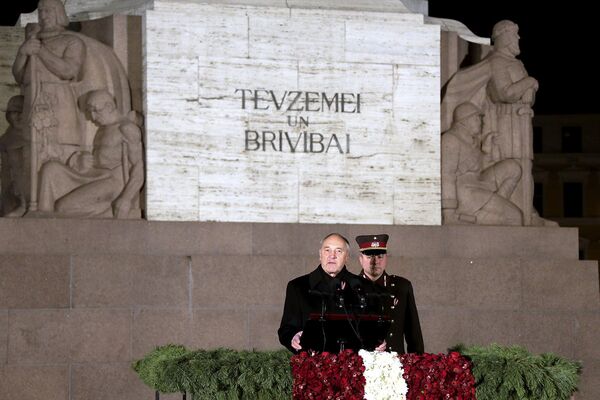 18 ноября 2014 года. Речь президента Андриса Берзиньша 18 ноября 2014 года. Речь президента Андриса Берзиньша - Sputnik Latvija