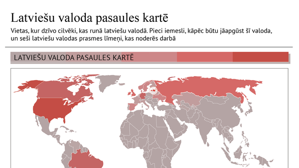 Latviešu valoda pasaules kartē - Sputnik Latvija