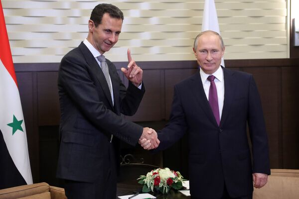 Башар Асад: война в Сирии еще не закончена Башар Асад: война в Сирии еще не закончена - Sputnik Латвия