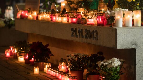 Траурное мероприятие в память жертв Золитудской трагедии - Sputnik Latvija