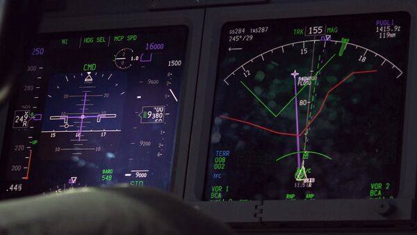 Radari lidmašīnā Boeing P-8A Poseidon, kas piedalās Argentīnas zemūdenes San Huan meklējumos - Sputnik Latvija